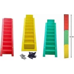Physio International 3 Pcs 104cm Free Size Plastic Multicolour Finger Ladder Set-20