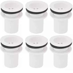 Senkiddpro PVC White Centerset Installation Full Threaded Waste Coupling (Pack of 6)-25