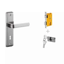 Dorset Chord HL CHO SC 178mm Zinc SC Finish Lock Set with Key &a; 60mm Knob Cylinder-image-49