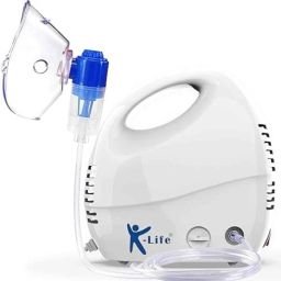 K-Life 5ml Piston Compressor White Nebulizer Machine, NEB-103-12