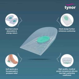 Tynor Silicon Heel Cushion, K02DHZ, Size: Extra Large-45