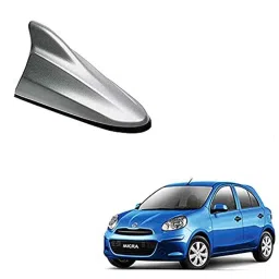 Auto Pearl ABS Silver Universal Replacement Shark Fin Car Roof Antenna For Nissan Micra-image-66