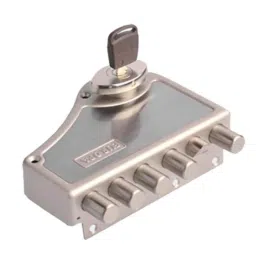 Europa 14 Pin Stainless Steel Main Door Lock with 4 Keys, H347 SN-picture-42