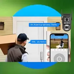 ApnaCam 4MP+2MP 1 Channel Dual Lens Smart Wi-Fi Camera with Motion Detection &a; 10X Combined Zoom image 5
