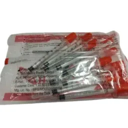Hi-Tech 10 Pcs 1ml Single Use Disposable Insulin Syringe Set with Micro Fine Needle image 3