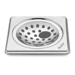 Ruhe Neon 6x6 inch Stainless Steel Gloss Finish Square Floor Drain with Hole, 16-0509-46-picture-9
