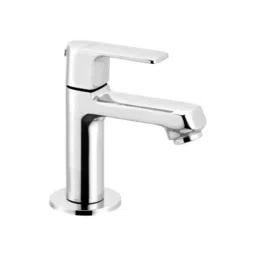 Cera Chelsea Metal Quarter Turn Single Lever Table Mount Pillar Cock with Aerator, F1016101-image-12