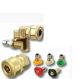 STARQ 5 Pcs 90 deg Stainless Steel Nozzles Set-16