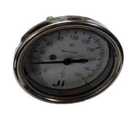 Japsin Instrumentation 0-200 deg C Bimetal Dial Thermometer Dial, Connection: 1/2 inch, JI-BMT-3-23
