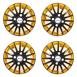 Prigan 4 Pcs 13 inch Polypropylene Black &a; Yellow Wheel Cover Set for Maruti Celerio LXI, Camry-Blackyellow-13-Celerio.Lxi-picture-17