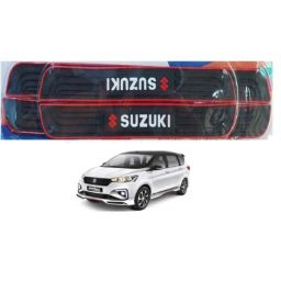 SureStrive 4 Pcs PVC &a; Rubber Black Car Door Sill Plate Set for Maruti Suzuki Ertiga 2022 All Model-47