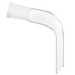 ABGIL B-29 Borosilicate 3.3 Glass Glossy Smooth Finish Receiver Plain Bend Short Delivery Adapter, ABG260-42