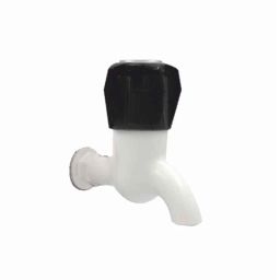 APL Apollo Spark ABS White Short Body Bib Cock without Flange, TP013-picture-12