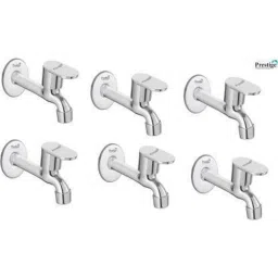 Prestige Opal Stainless Steel Chrome Finish Long Body Bib Cock with Wall Flange (Pack of 6)-picture-12