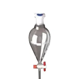 Glassco 250ml Boro 3.3 Glass Cylindrical Separating Funnel with Glass Stopcock, 165.202.05A (Pack of 2)-22
