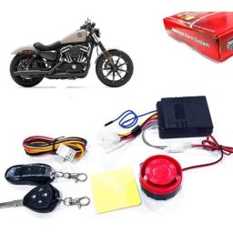 Auto Pearl 12V Black Two-Way Anti Theft Motorcycle Alarm Kit with 2 Pcs Remote for Iron 883-picture-13