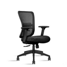 Rose Milan Mesh Black Medium Back Ergonomic Office Chair-45