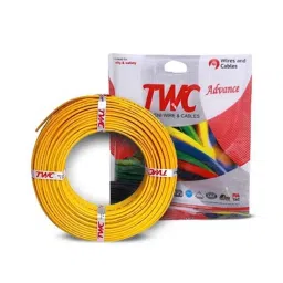 TWC Advance 4.0 Sqmm Yellow FR PVC Insulated Solid Stranded Flexible Copper Wire, Length: 90m, TWCAD05-image-80