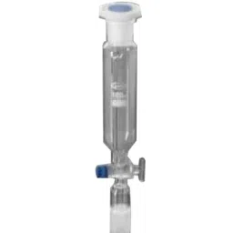 Glassco 250ml Boro 3.3 Glass Pressure Equalizing Cylindrical Funnel, 168.202.04A-25