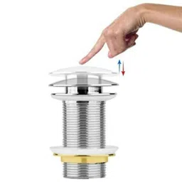 Zesta 3 inch Brass Chrome Finish Full Thread Popup Waste Coupling-picture-12