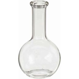 ABGIL 50ml Borosilicate Glass Flat Bottom Boiling Flask with Rim, ABG1256-4