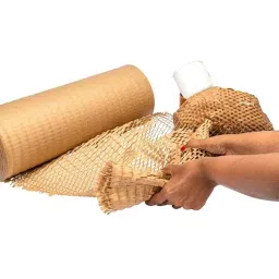 Pack8 50m 12 inch Kraft Paper Brown Honeycomb Bubble Wrap Roll-image-64