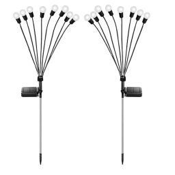 Gigawatts 10 LED Warm White Solar Firefly Garden Light, GW-FFL02 (Pack of 2)-37
