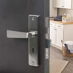 Voltizi 8 inch Stainless Steel Matt Finish Key Plate Mortise Door Lock Handle Set with 3 Keys, RZ-015-02-image-80