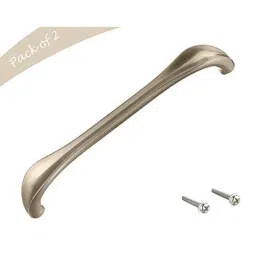 Aquieen 160mm Malleable Satin Wardrobe Cabinet Pull Handle, KL-705-160 (Pack of 2)-picture-33