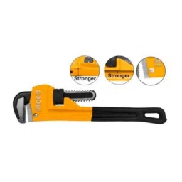 Ingco 10 inch Ductile Cast Iron Pipe Wrench, HPW0810-8