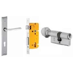 Dorset ML Series Twist 70mm Stainless Steel Door Handle Lock Set with Knob &a; Key-image-74