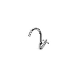 Cera Diana Quarter Turn CQ922R Pillar Faucet With Swan Neck-picture-25