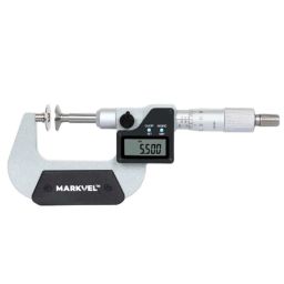Markvel 0-25mm Stainless Steel Digimatic Disc Micrometer, 229-25-27