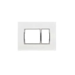 Anchor Penta Modular Polycarbonate 12 Module White &a; Silver Chrome Gina Cover Plate, 65812 (Pack of 5)-picture-10