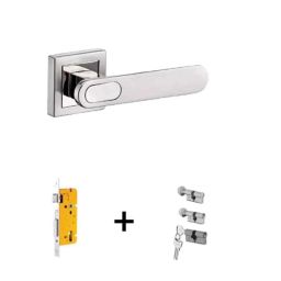Dorset ML Series Deolo ML DEO OR 60mm Stainless Steel SC Finish Lock Set with Coin &a; Knob (Pack of 2)-picture-12