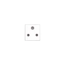 Anchor Rider 16A 3 Pin 2 Module ISI White Round Socket, 47367 (Pack of 10)-picture-12
