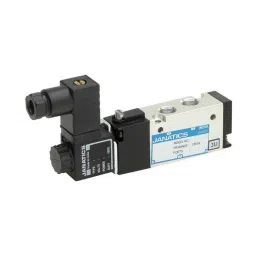 Janatics 5/2 Type G1/8 Single Solenoid Spring Return Valve DS254SR60-W-picture-20