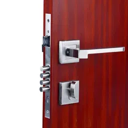 Voltizi 45x85mm ‎Stainless Steel Satin Finish Mortise Main Door Lock with 4 Latches &a; Pull Handle, MG-306-Rose-OSK-image-22