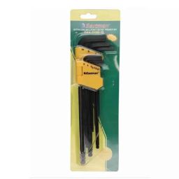 Eastman 9 Pcs Chrome Vanadium Steel Xtra Long Allen Key Set, EAK-2406-XL-picture-42