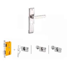 Dorset Kaira HL KAI 8 inch Stainless Steel Lock Set with Coin &a; 70mm Knob Cylinder-picture-46
