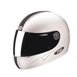 Studds Chrome Economy With Mirror Visor Expanded Polystyrene White Full Face Full Face Helmet, Size: Large-picture-38