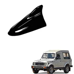 Auto Pearl ABS Black Universal Replacement Shark Fin Car Roof Antenna For Maruti Suzuki Gypsy-image-98