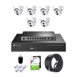 TP-Link VIGI C430I 3MP Indoor Network IP Combo Kit with 8 Channel NVR, 6 Cameras ,10 Port POE Switch, 1TB HDD, D-LINK 100M LAN Cable &a; Connectors-picture-12