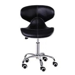Da Urban Horse Black Height Adjustable &a; Revolving Bar Stool Chair with Wheels (Pack of 2)-picture-37