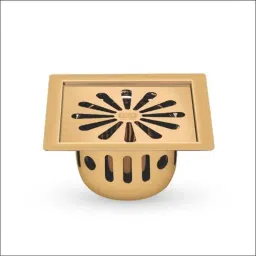 Sanjay Chilly Ezee 5x5 inch Stainless Steel 304 Rose Gold Square Floor Drain with Anti Cockroach &a; Insect Trap, SCCT-SE-RG-127-image-95