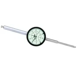 Insize 100mm 0.01mm Dial Indicator Flat Back with Spare Lug Back, 2309-100D-23