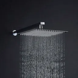 Spazio 8x8 inch Ultraslim Stainless Steel Chrome Finish Shower with 18 inch Arm-picture-12