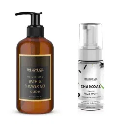 the love co The Love Co. 2151 300ml Oudh Body Wash &a; 120ml Charcoal Face Wash Combo-picture-29