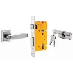 Dorset ML Series Badroli 60mm Stainless Steel Patina Finish Door Handle Lock Set with Both Side Key Cylinder, ML BA OR (Pack of 4)-picture-40