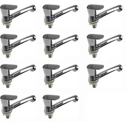 Spazio Opal Stainless Steel Chrome Finish Basin Tap (Pack of 11)-picture-16